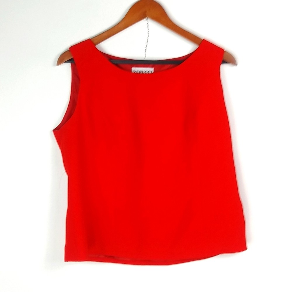 Verucci by Chancelle  12 Vintage Sleeveless Shell Top Workwear